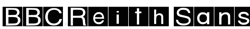 BBC Reith Sans Bold字体转换
